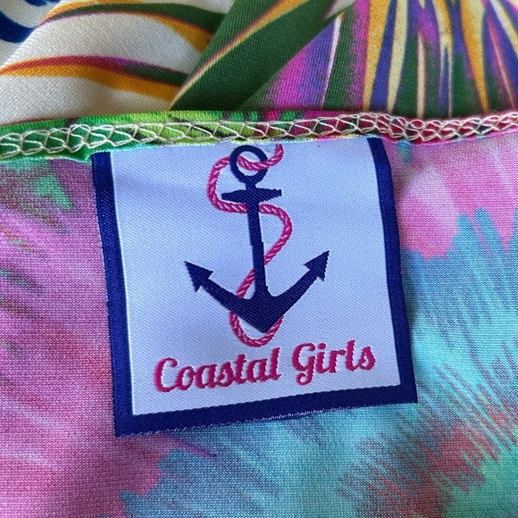 Coastal Girls Worth Avenue Palm Beach Vibrant Shift Dress Resort Chic S - Picture 6 of 7